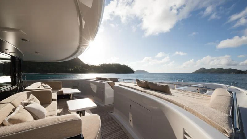 a boat on the water aboard AMIGOS Yacht for Charter