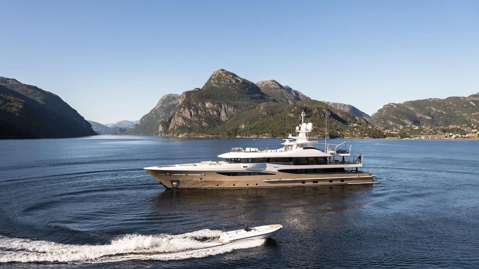 a boat in the water aboard AMIGOS Yacht for Charter