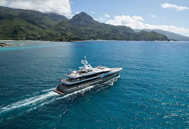 a boat on the water aboard AMIGOS Yacht for Charter