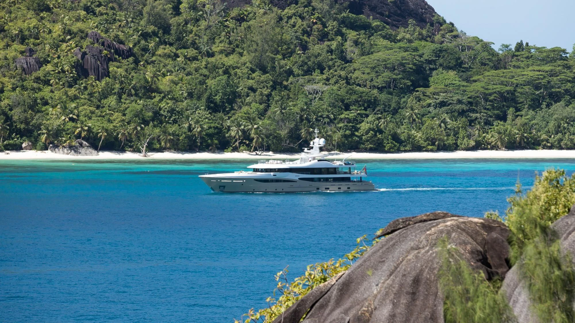 a boat on the water aboard AMIGOS Yacht for Charter