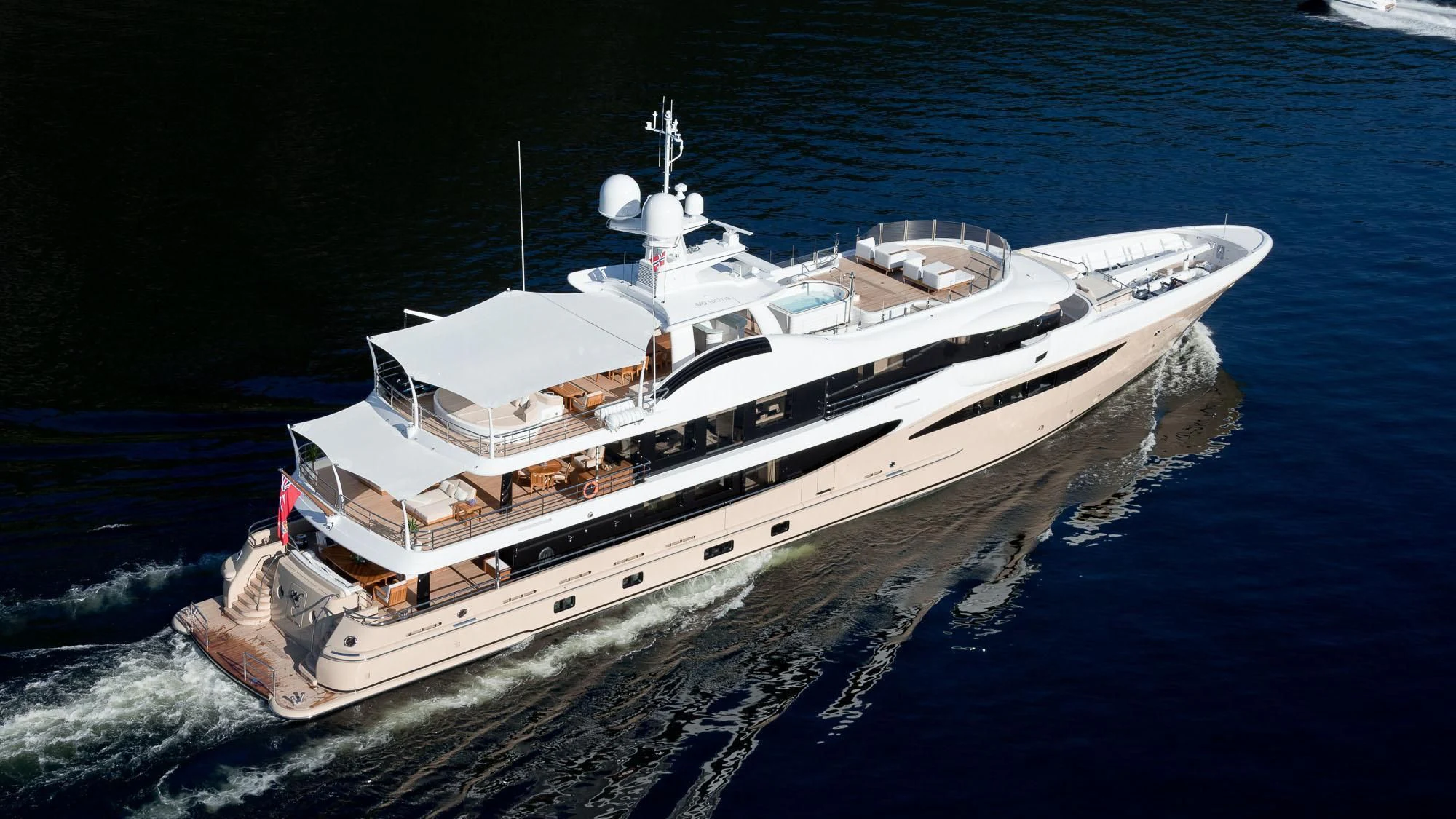 a ship on the water aboard AMIGOS Yacht for Charter