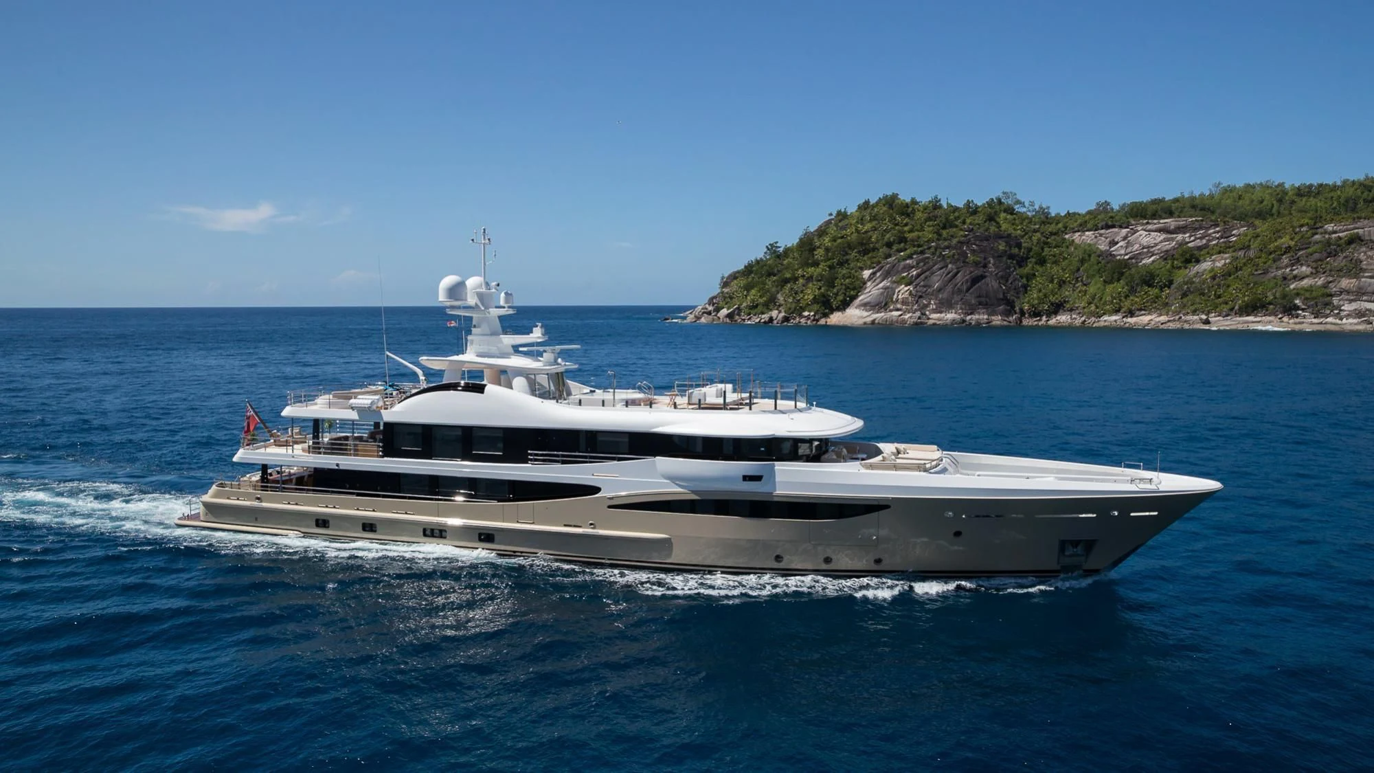 a boat on the water aboard AMIGOS Yacht for Charter