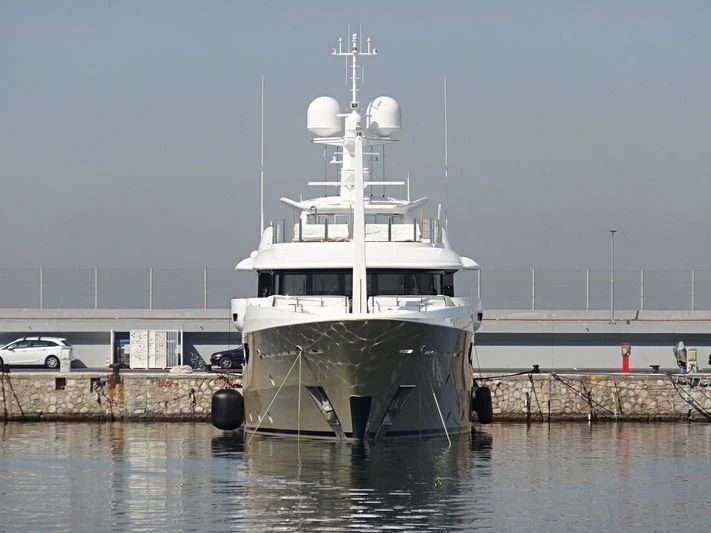 a boat in the water aboard AMIGOS Yacht for Charter