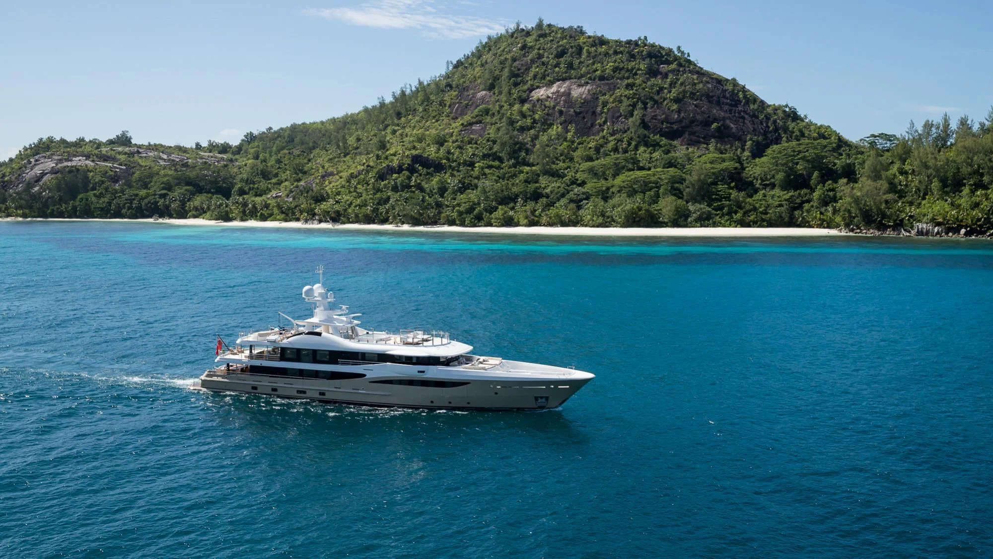 a boat on the water aboard AMIGOS Yacht for Charter