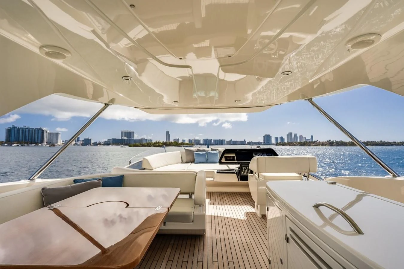 a boat on the water aboard NAMEDROPPER Yacht for Sale