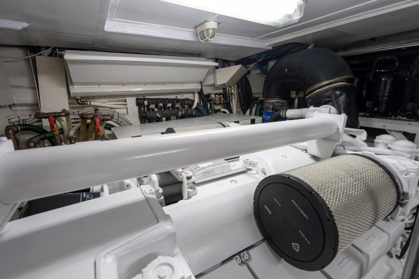 a machine with a speaker aboard NAMEDROPPER Yacht for Sale