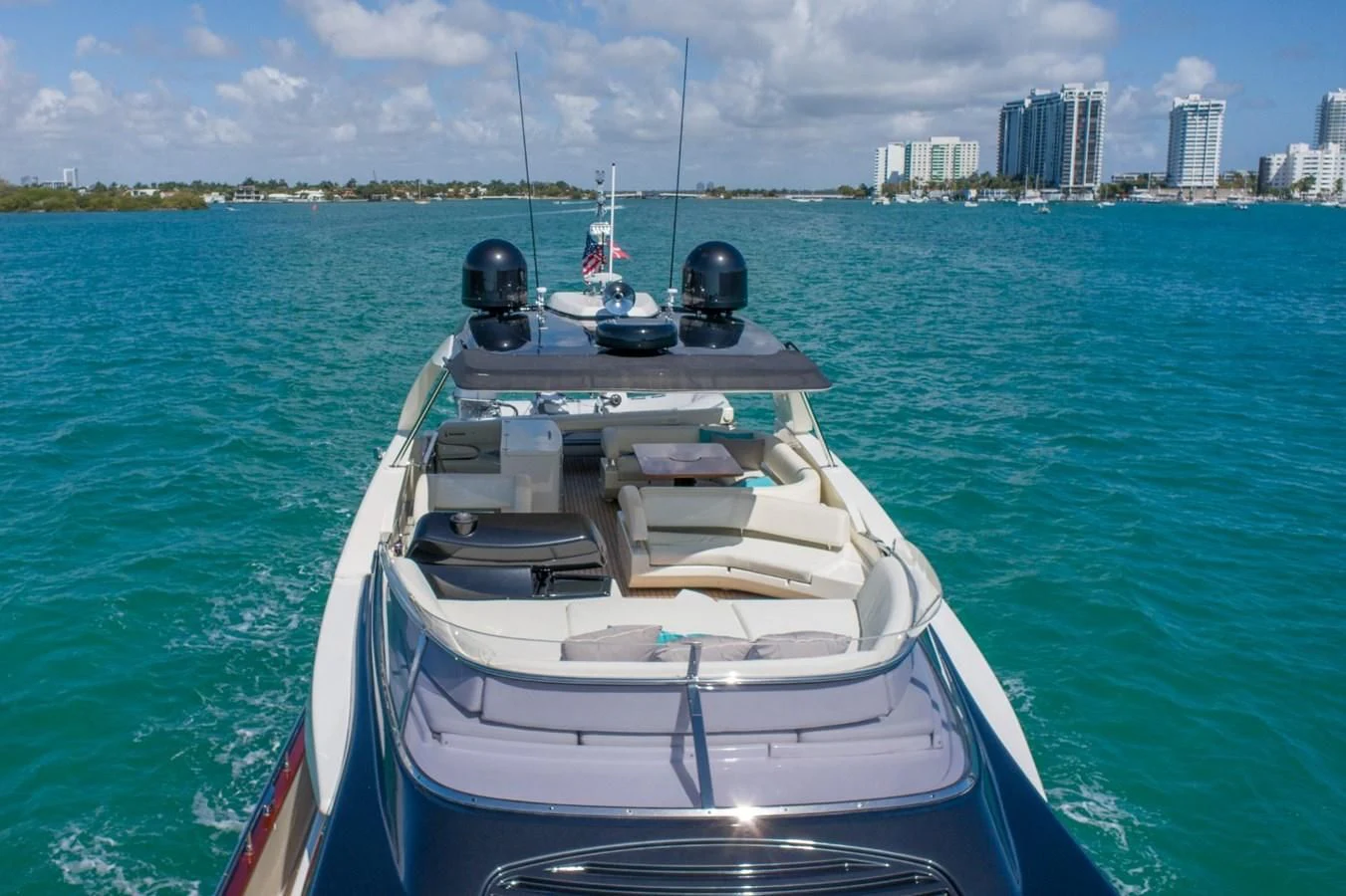 a boat on the water aboard NAMEDROPPER Yacht for Sale