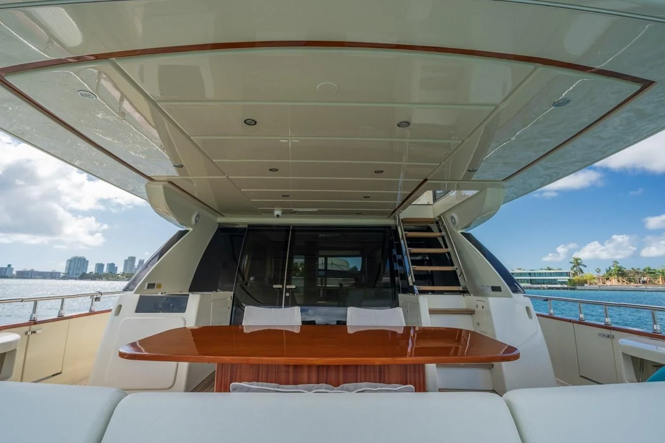 the inside of a boat aboard NAMEDROPPER Yacht for Sale