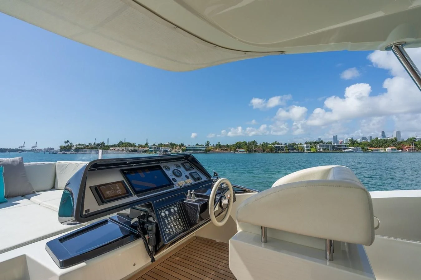 a boat on the water aboard NAMEDROPPER Yacht for Sale