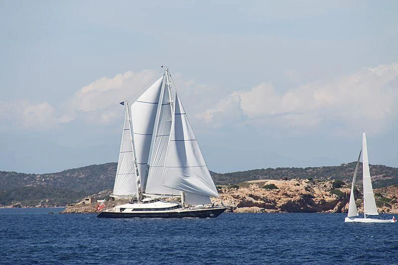sailboats in the water aboard JASALI II Yacht for Charter