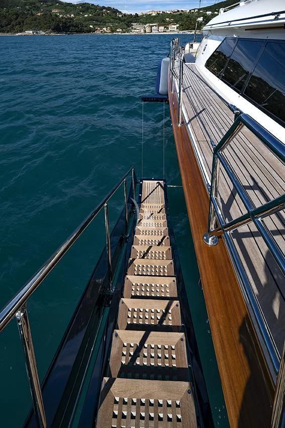 a large boat on the water aboard JASALI II Yacht for Charter