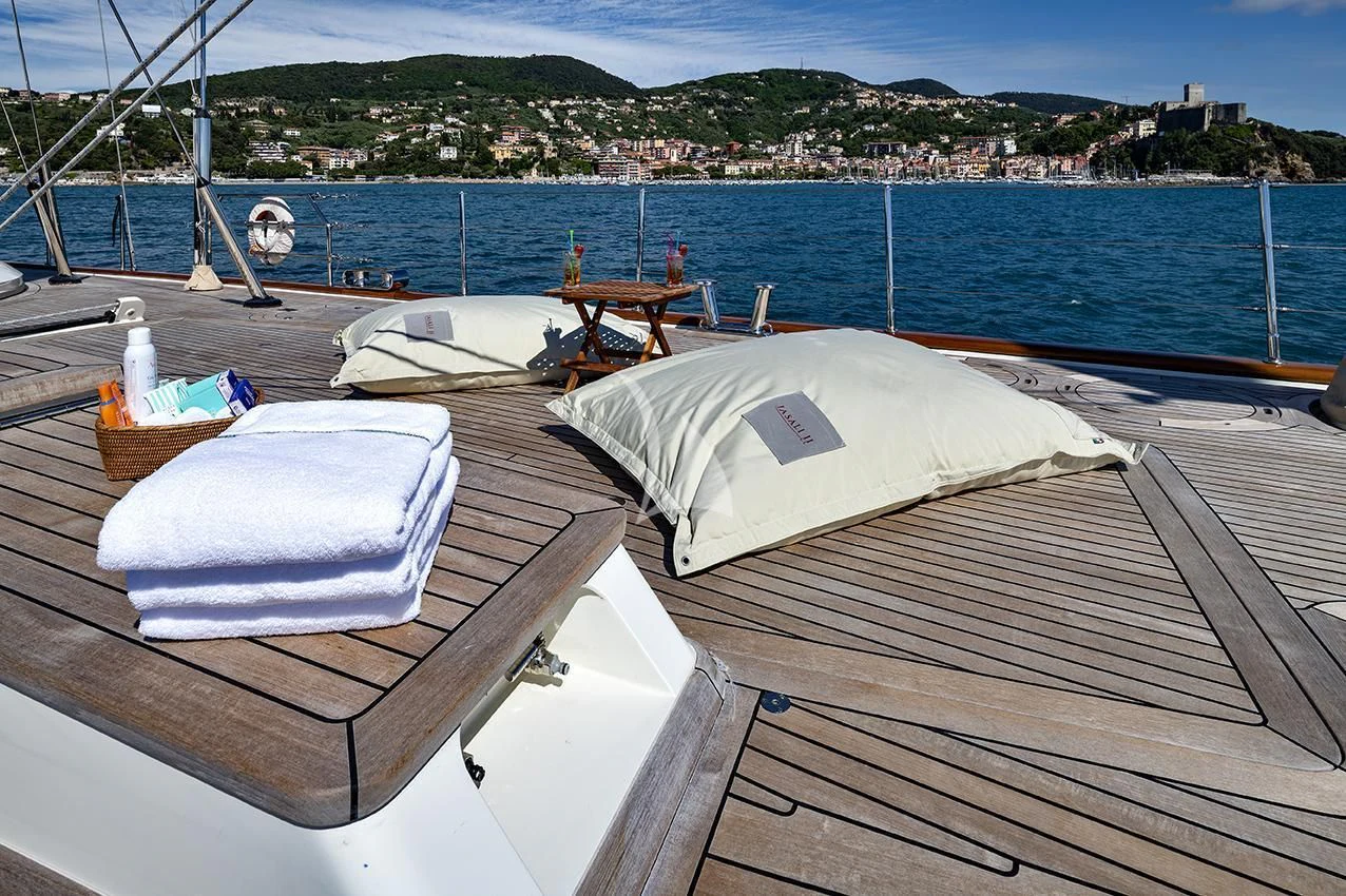 a boat on the water aboard JASALI II Yacht for Charter