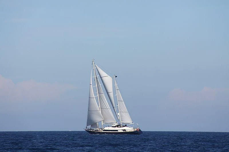 a sailboat on the water aboard JASALI II Yacht for Charter