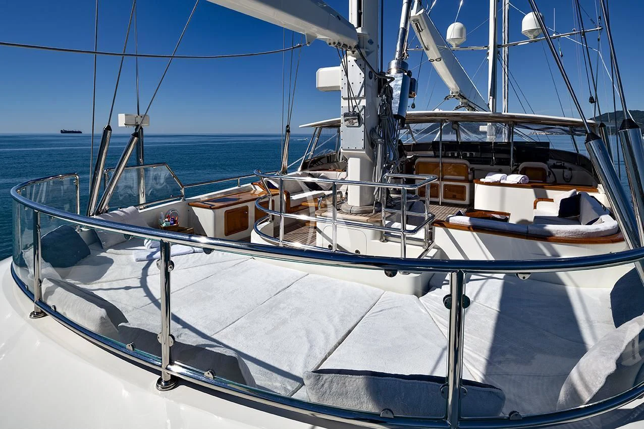 a boat on the water aboard JASALI II Yacht for Charter