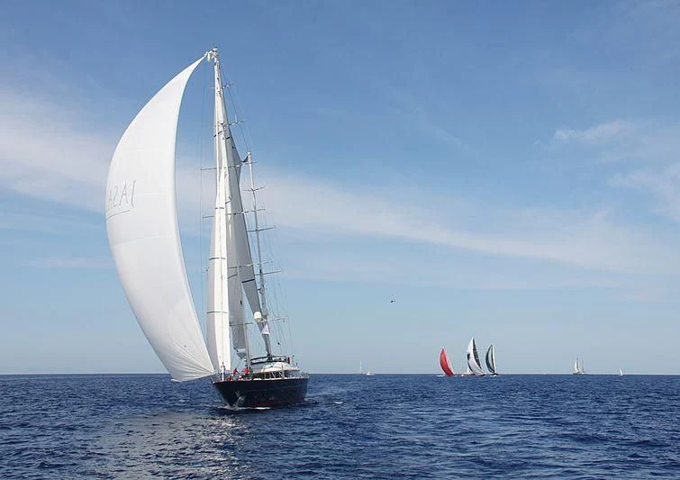 a sailboat on the water aboard JASALI II Yacht for Charter