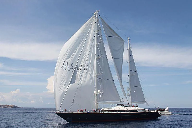 a sailboat on the water aboard JASALI II Yacht for Charter