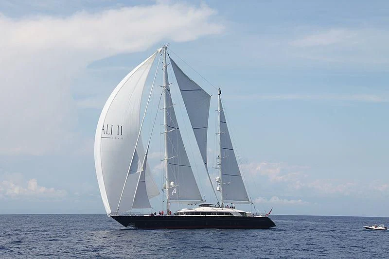 a sailboat on the water aboard JASALI II Yacht for Charter