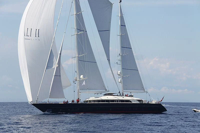 a boat sailing on the water aboard JASALI II Yacht for Charter