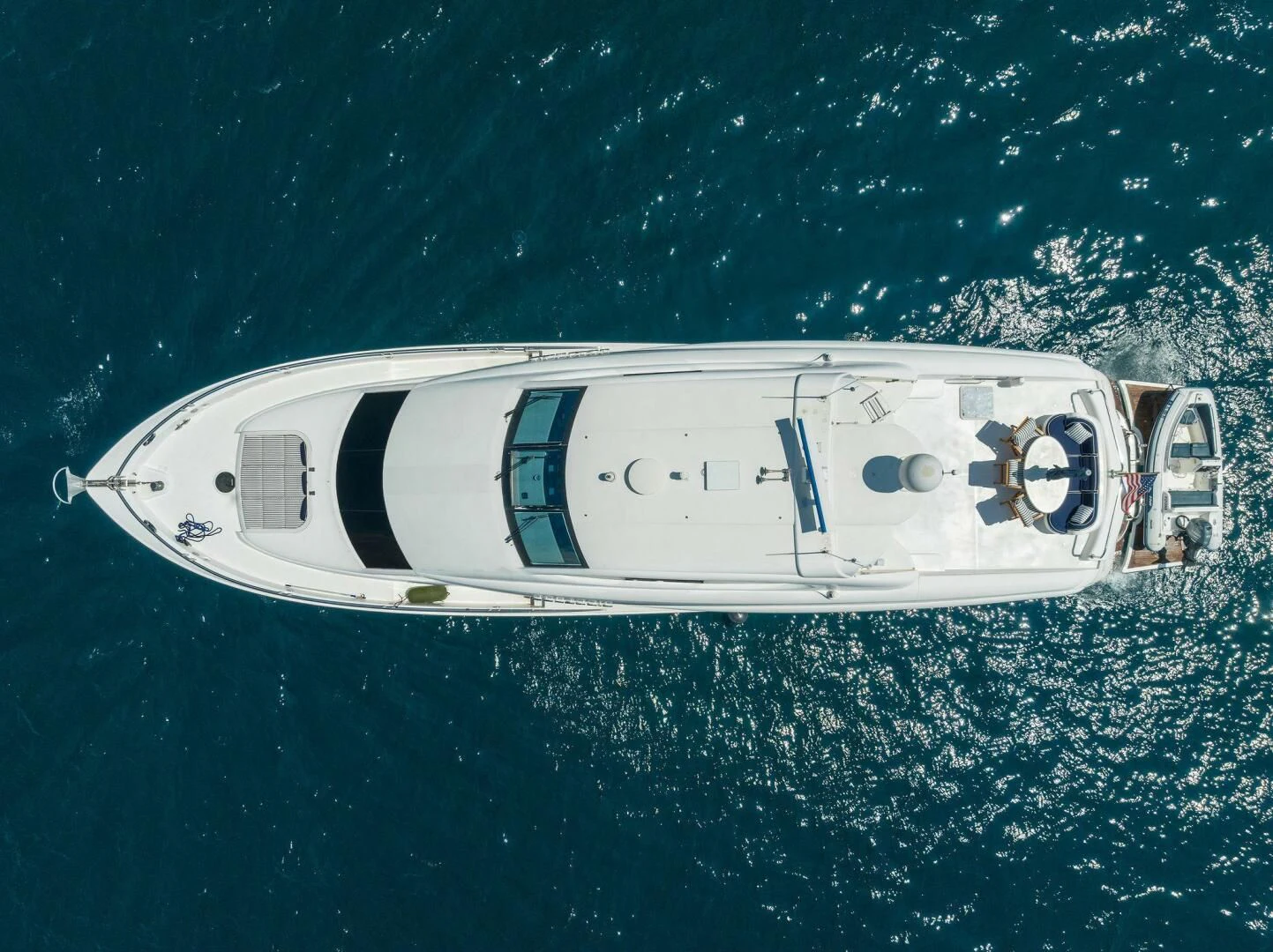 a boat in the water aboard CORAGGIO Yacht for Sale