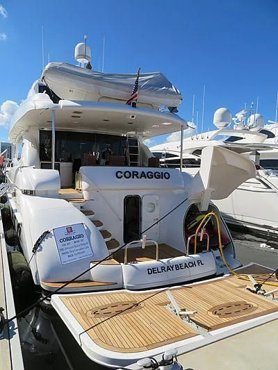 diagram, engineering drawing aboard CORAGGIO Yacht for Sale