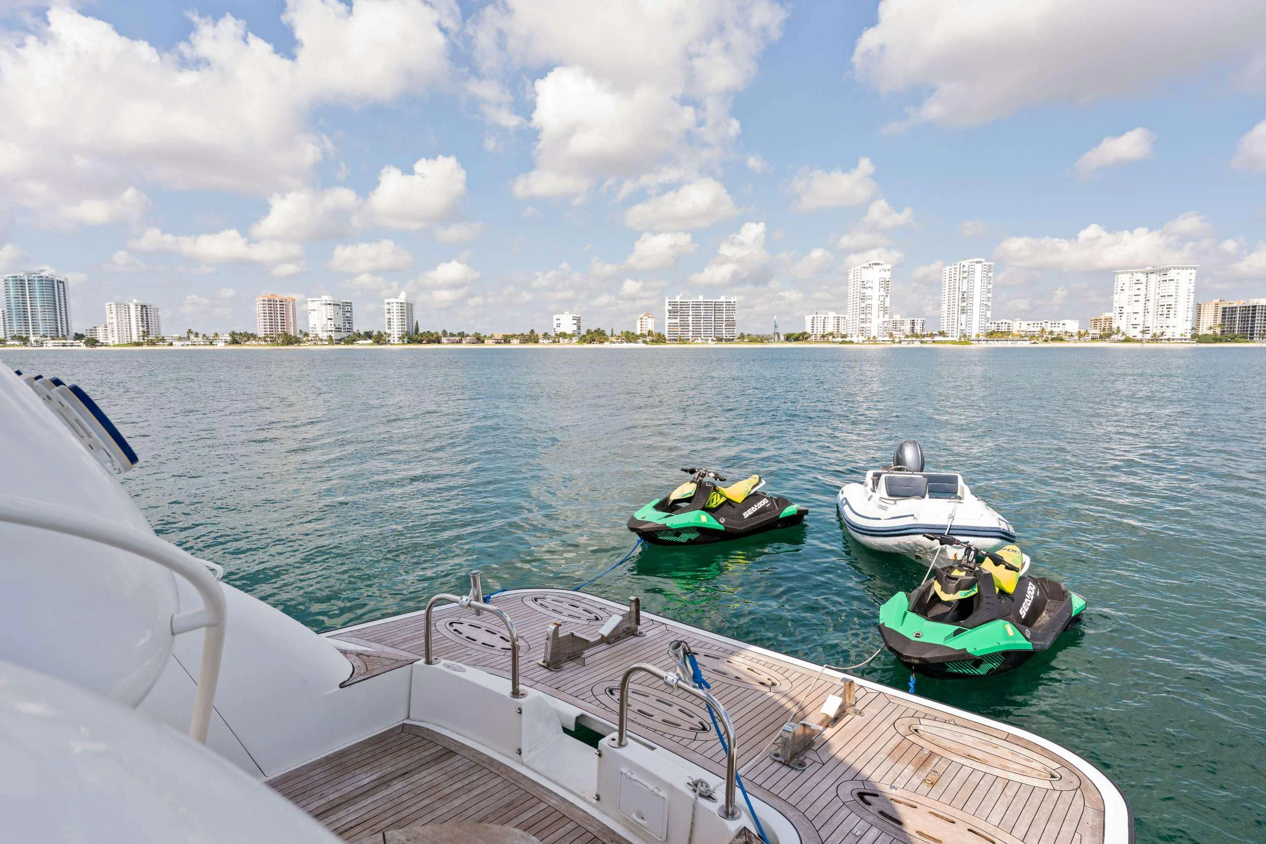 boats on the water aboard CORAGGIO Yacht for Sale