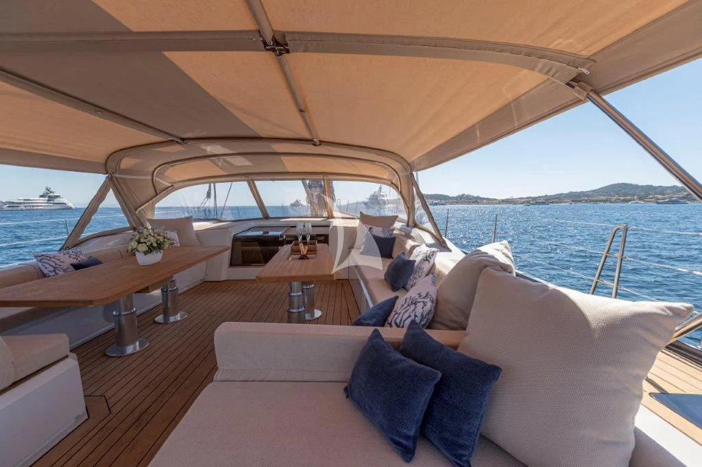a boat on the water aboard KIWAYU Yacht for Charter