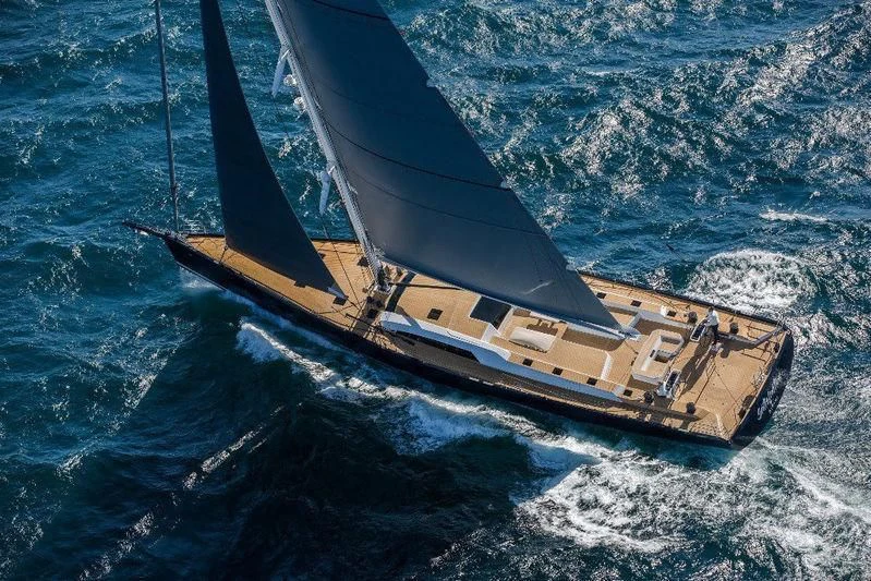 a boat on the water aboard KIWAYU Yacht for Charter