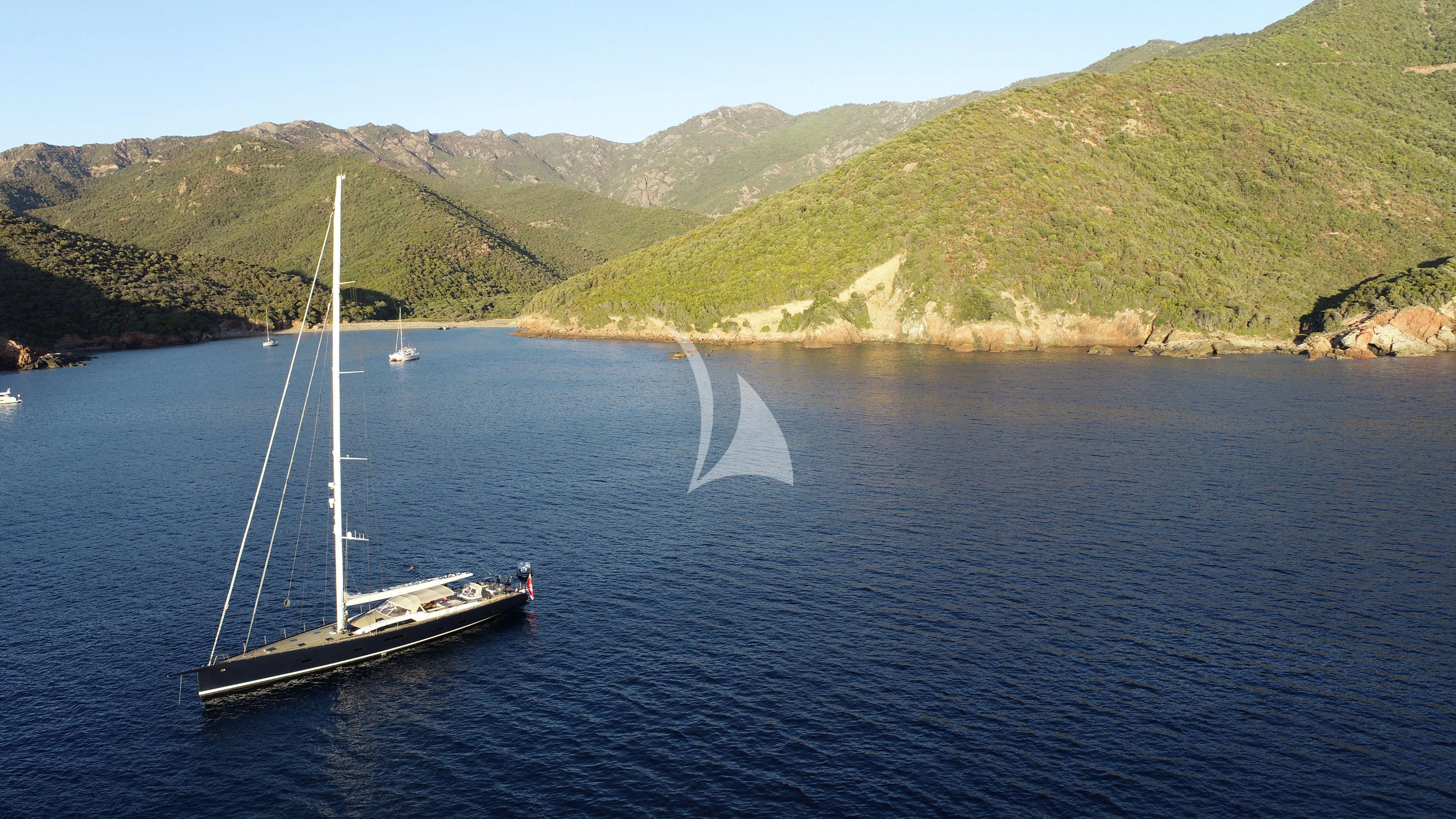 a boat sailing on the water aboard KIWAYU Yacht for Charter