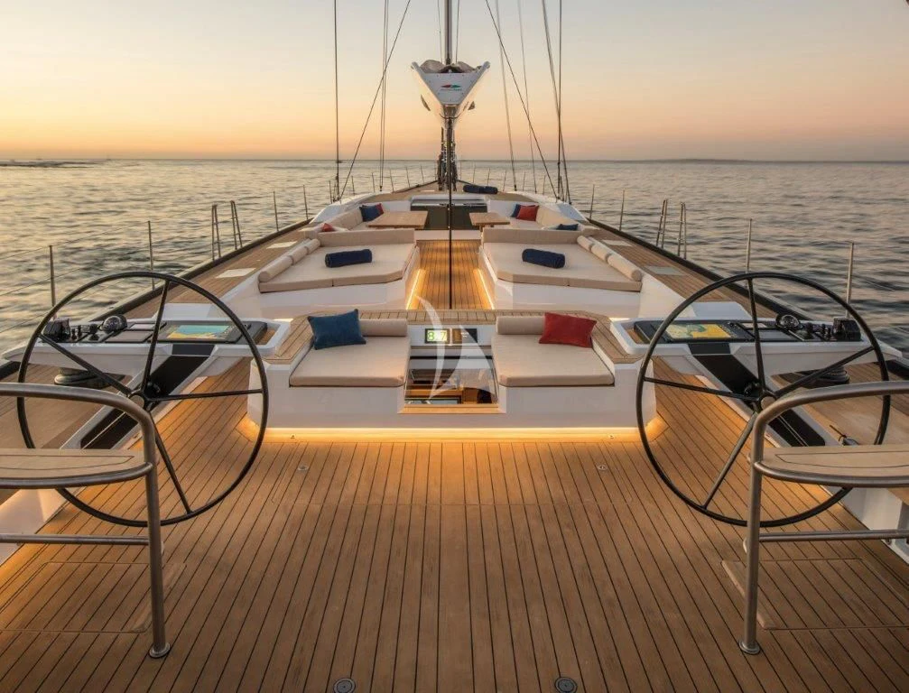 a boat on the water aboard KIWAYU Yacht for Charter