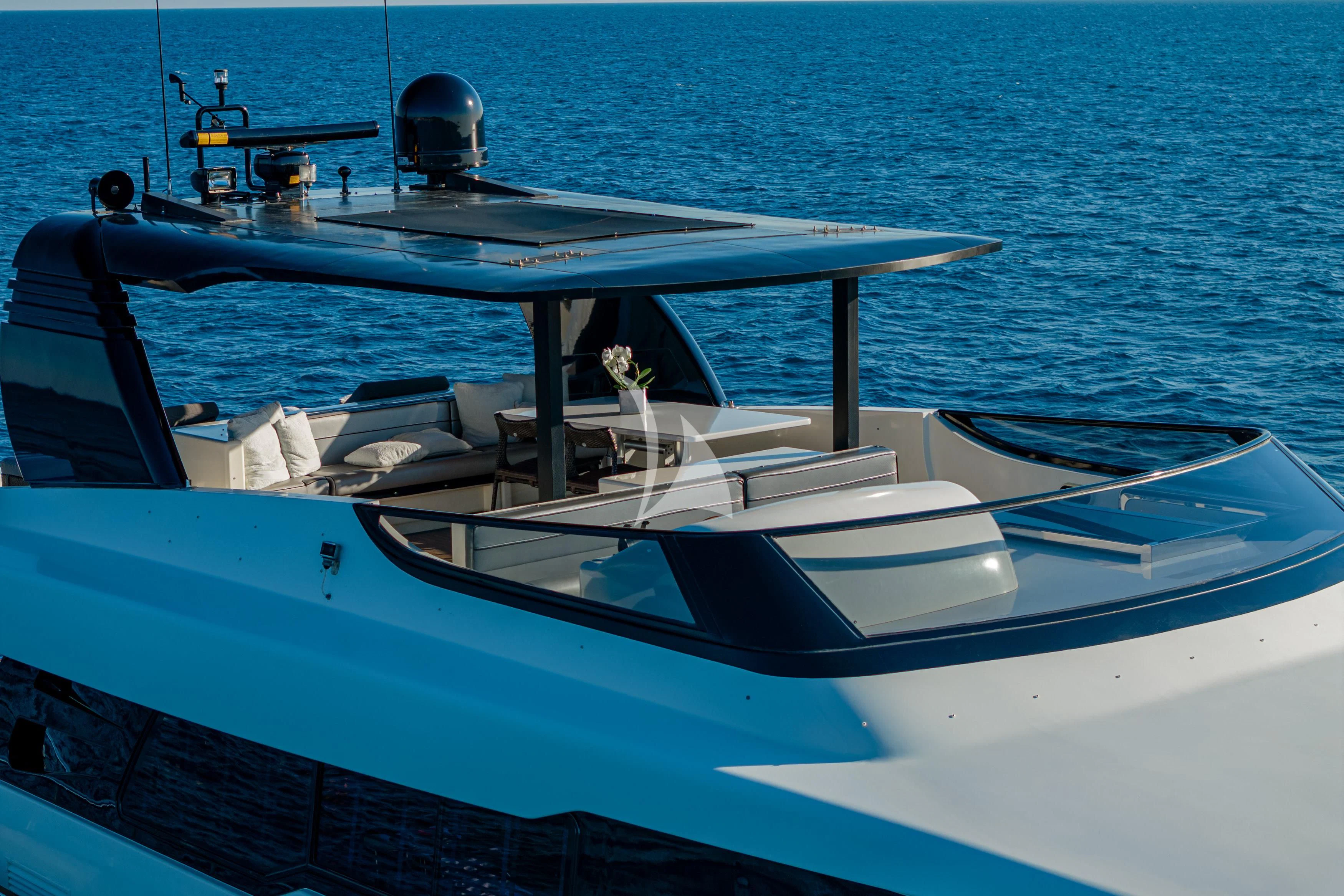 a boat on the water aboard WHITEHAVEN Yacht for Sale