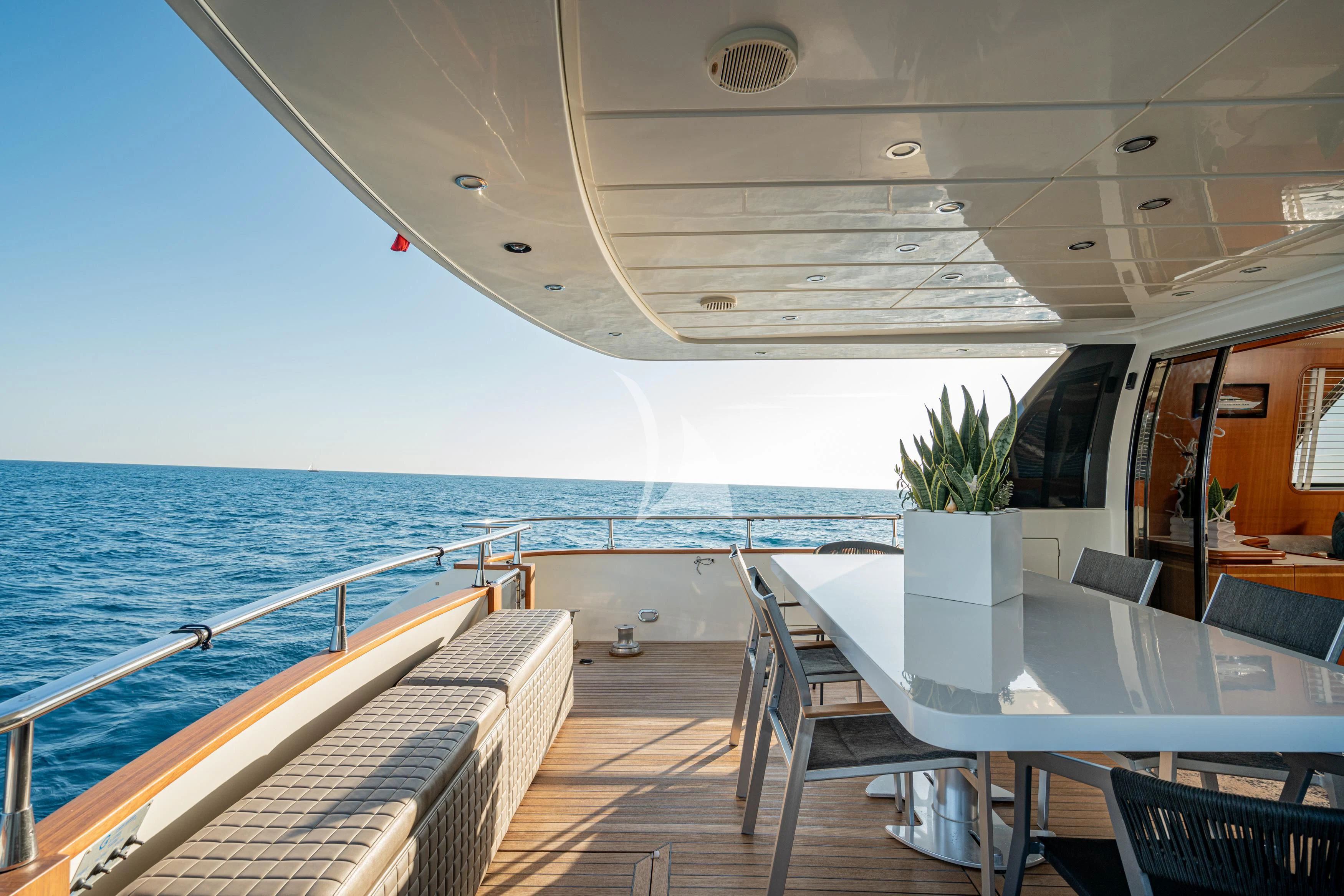 a boat on the water aboard WHITEHAVEN Yacht for Sale