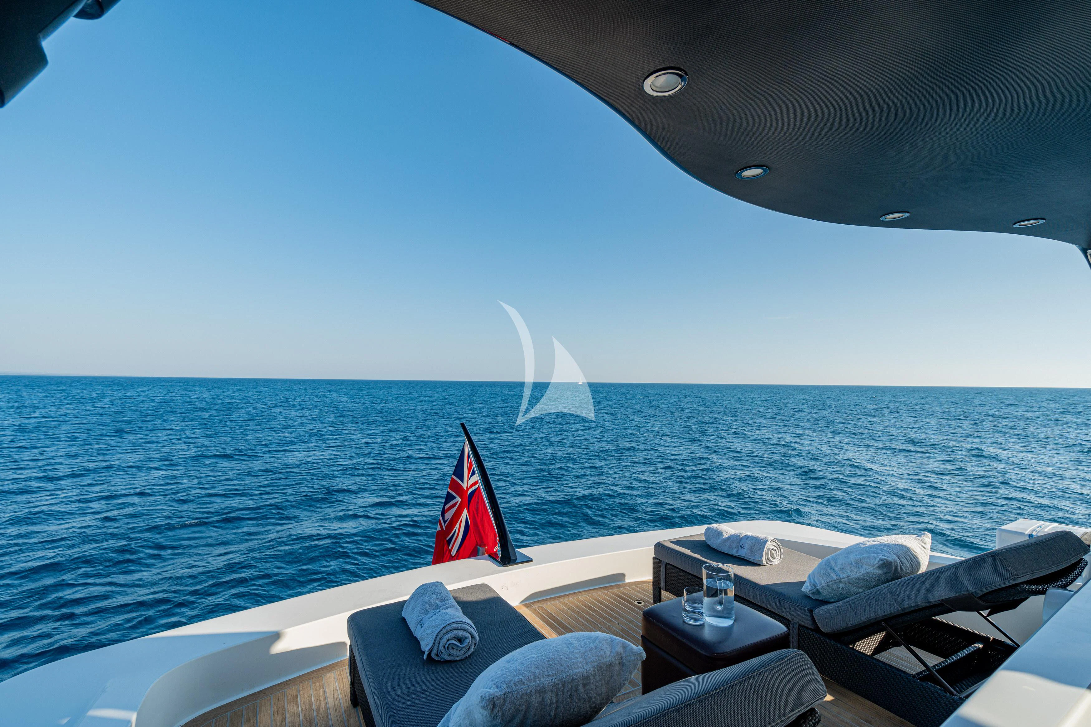a boat on the water aboard WHITEHAVEN Yacht for Sale