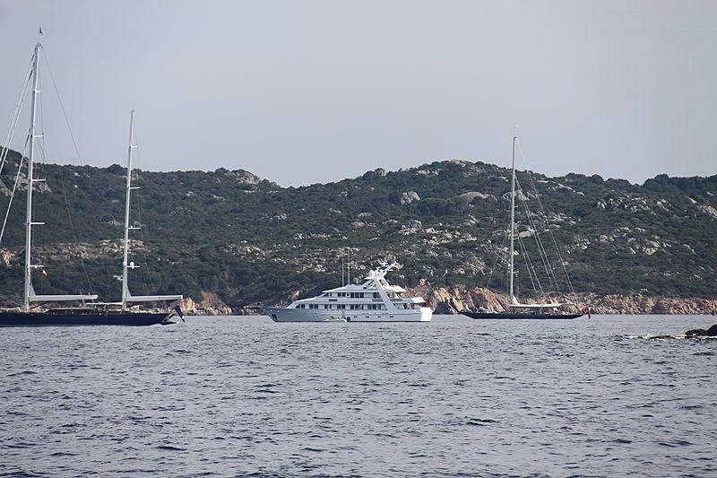 a group of boats in the water aboard CORINTHIAN Yacht for Sale