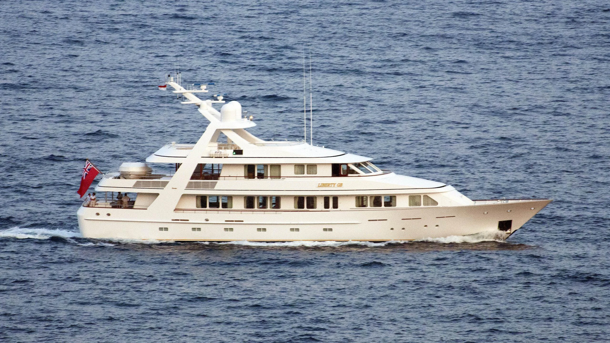 a boat on the water aboard CORINTHIAN Yacht for Sale