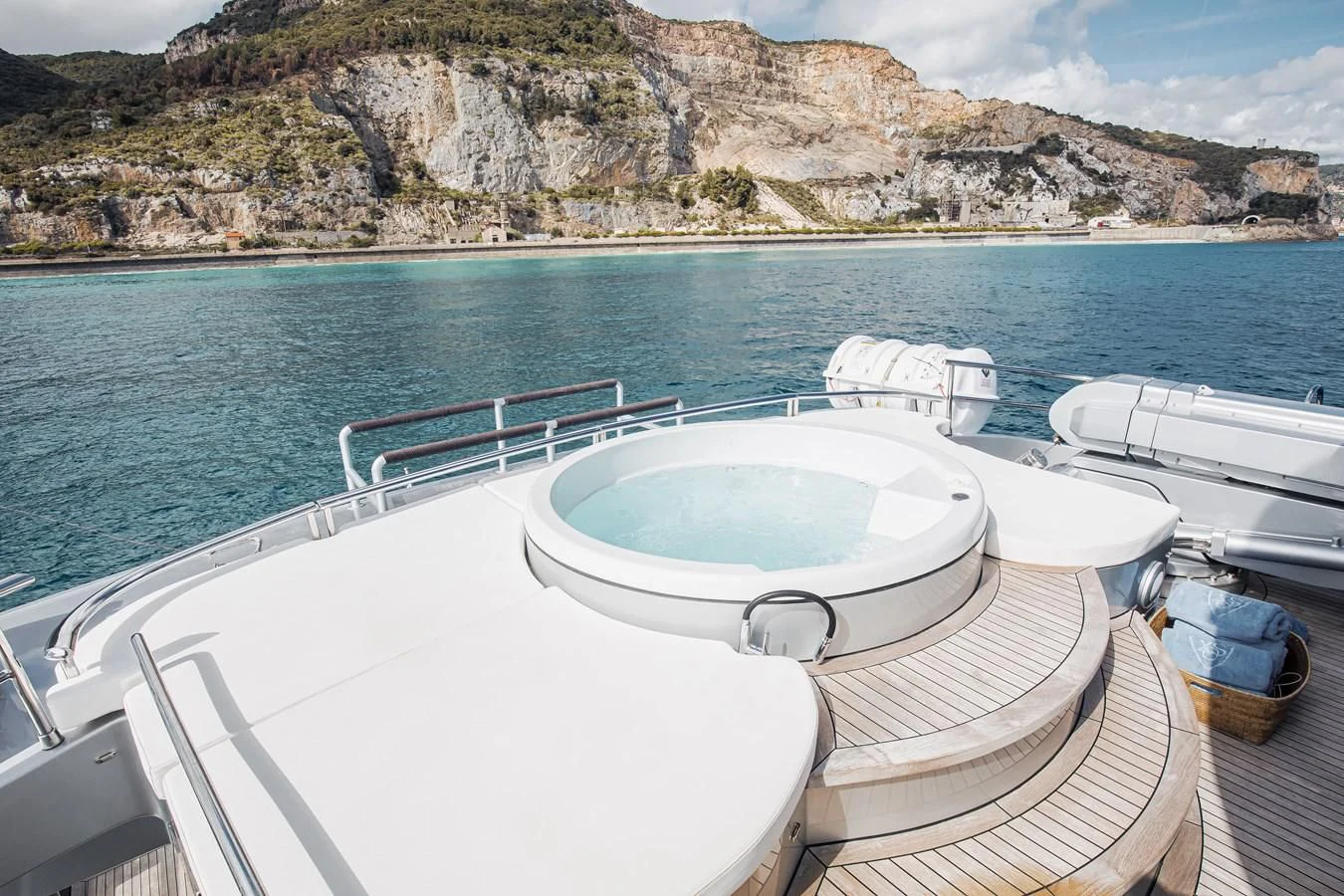 a boat in the water aboard XO OF THE SEAS Yacht for Sale