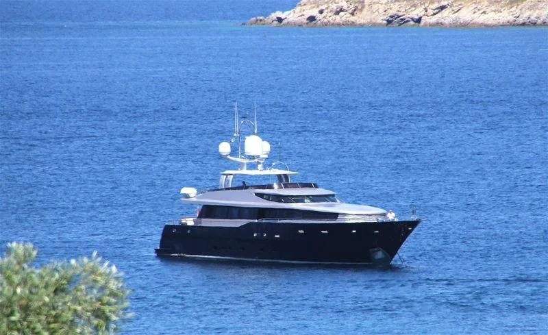 a boat in the water aboard XO OF THE SEAS Yacht for Sale