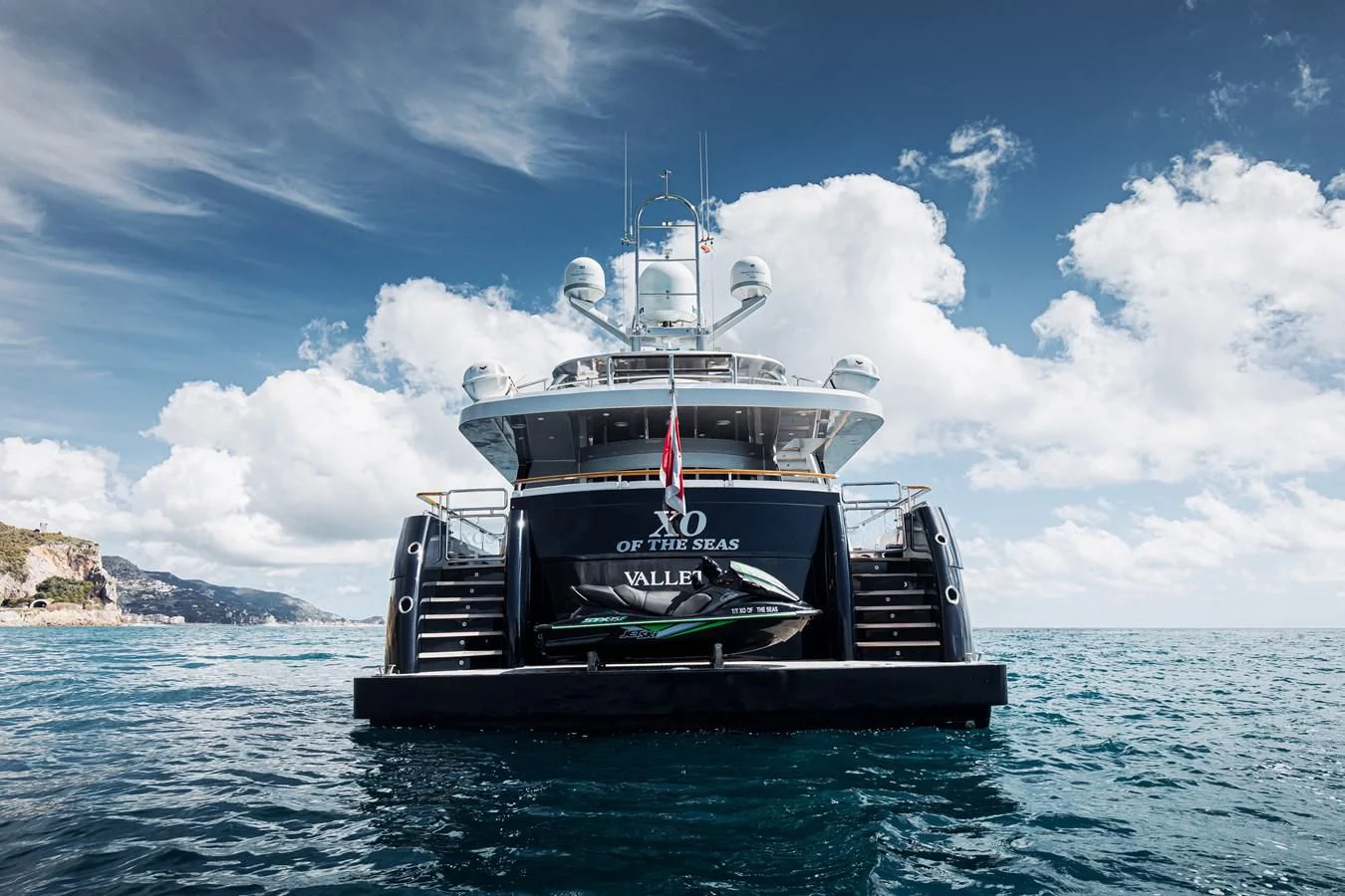 a boat on the water aboard XO OF THE SEAS Yacht for Sale