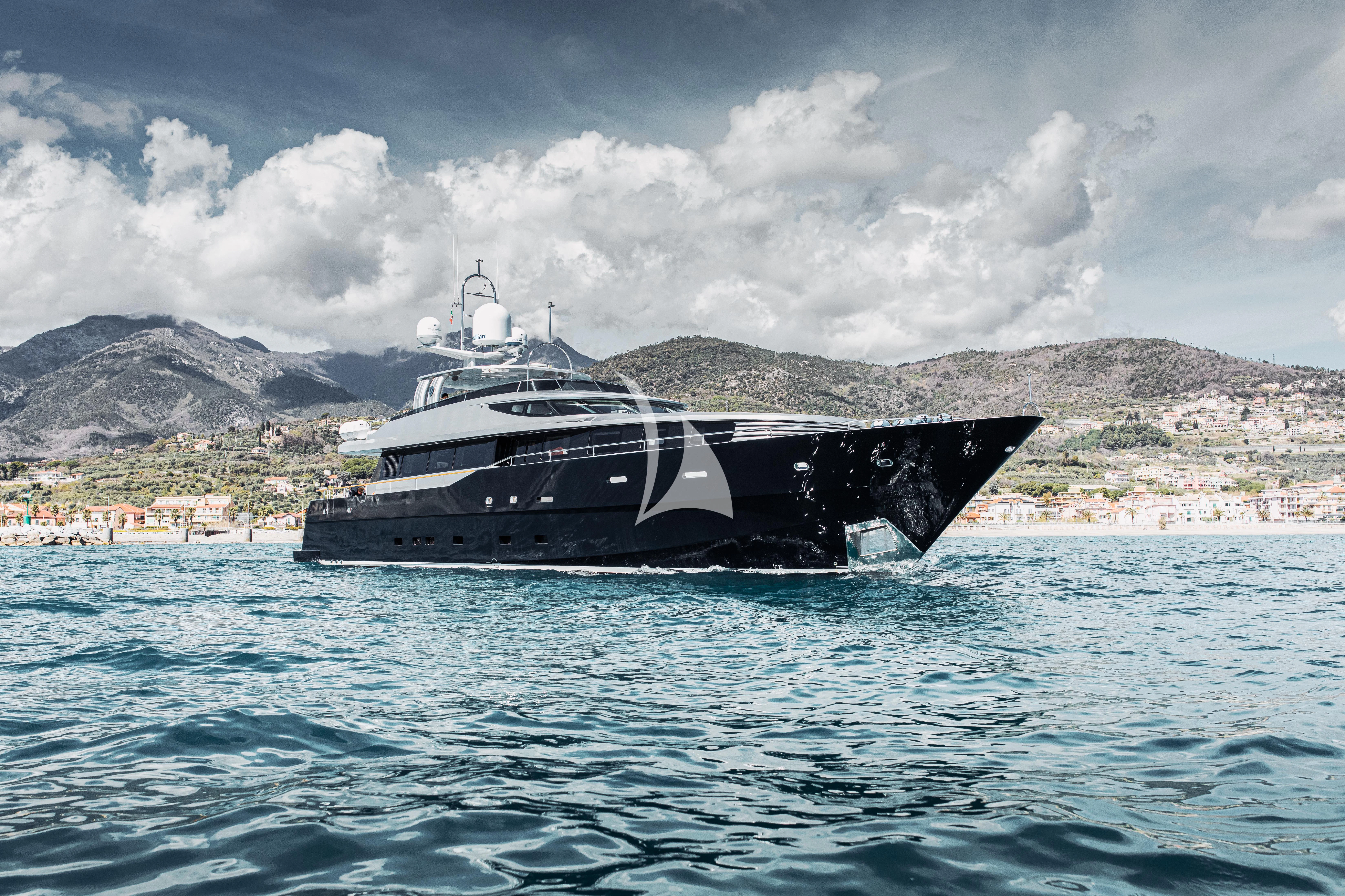 a boat in the water aboard XO OF THE SEAS Yacht for Sale