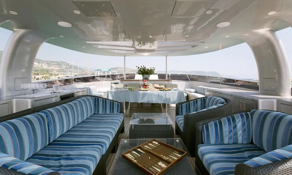 inside of a vehicle aboard XO OF THE SEAS Yacht for Sale