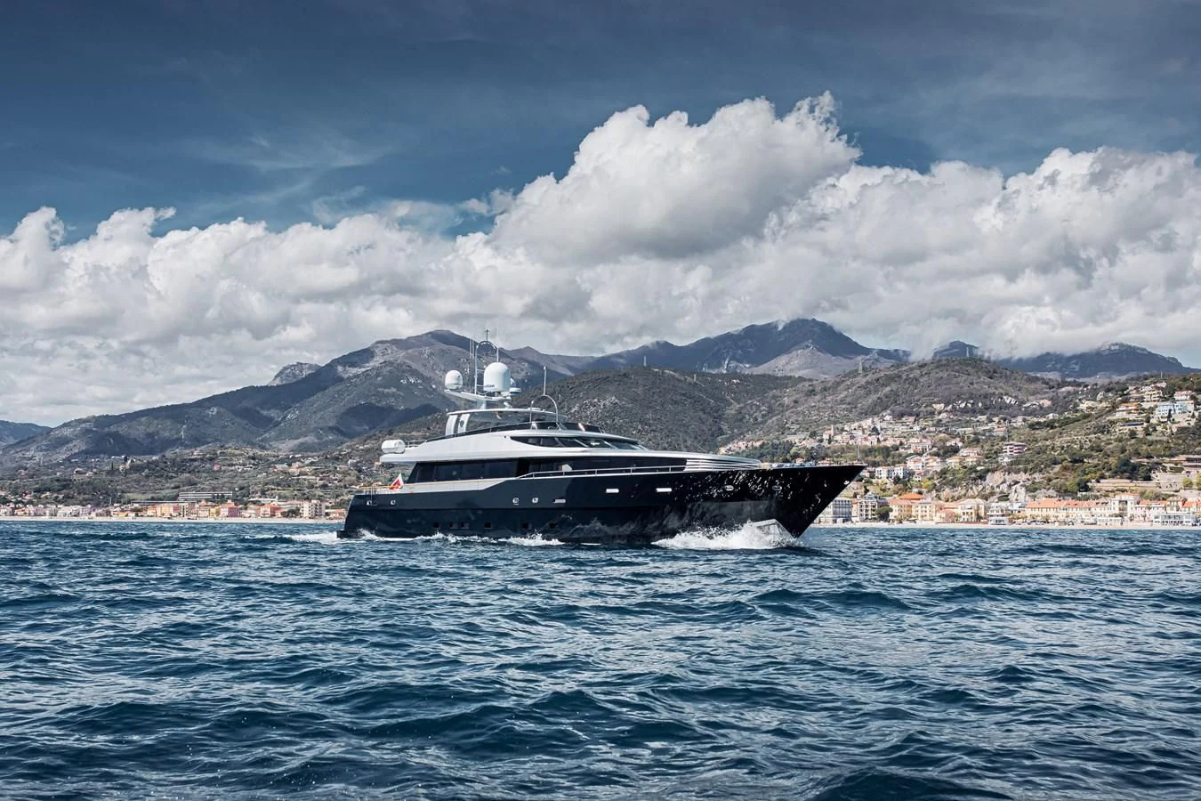 a boat in the water aboard XO OF THE SEAS Yacht for Sale