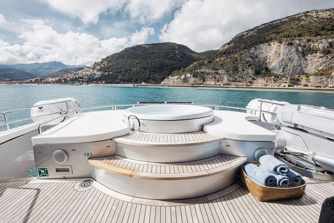 a group of boats on a dock aboard XO OF THE SEAS Yacht for Sale