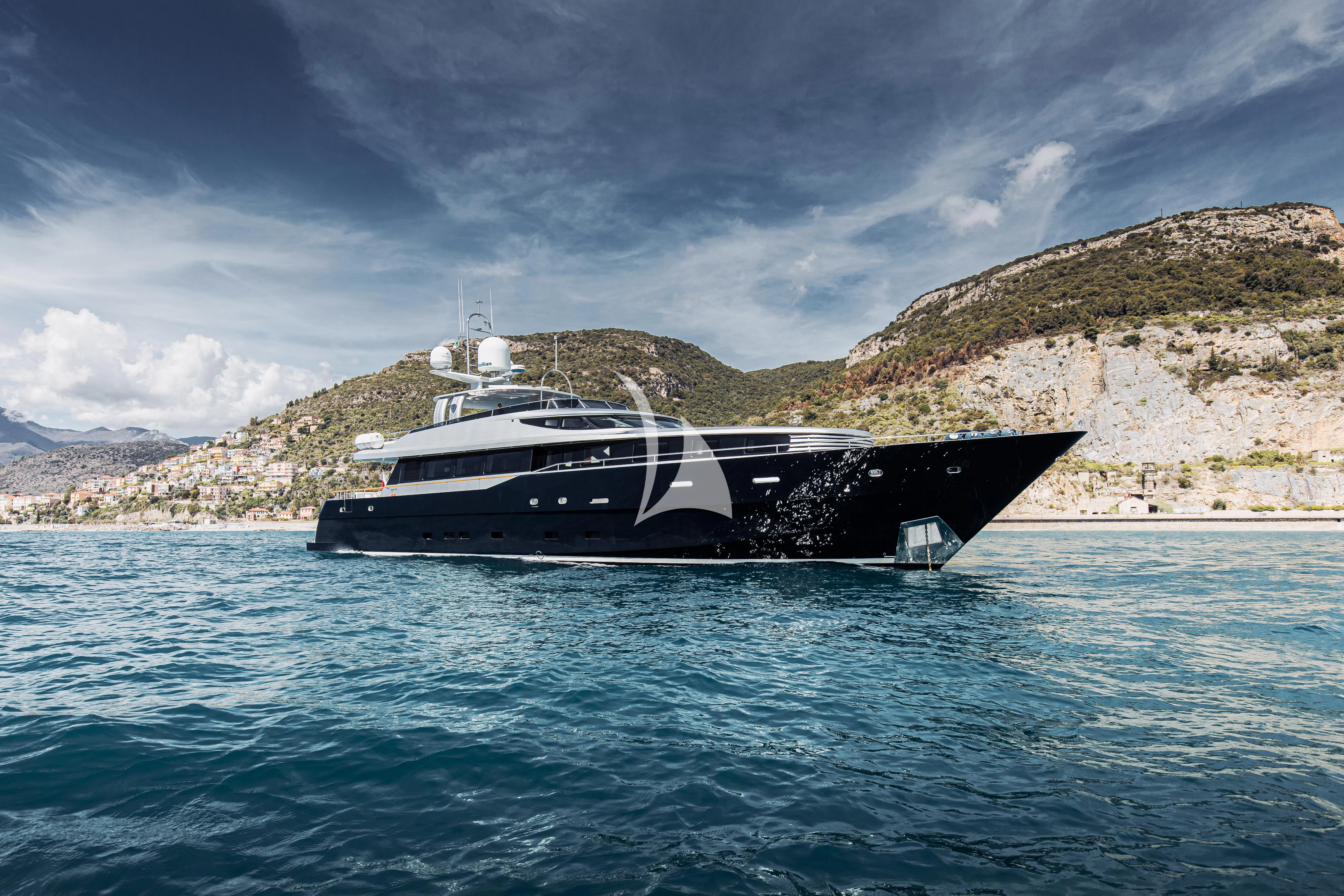 a boat in the water aboard XO OF THE SEAS Yacht for Sale