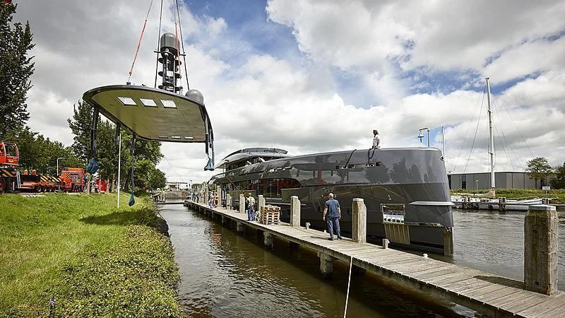 a boat on the water aboard TOUTE SWEET Yacht for Sale