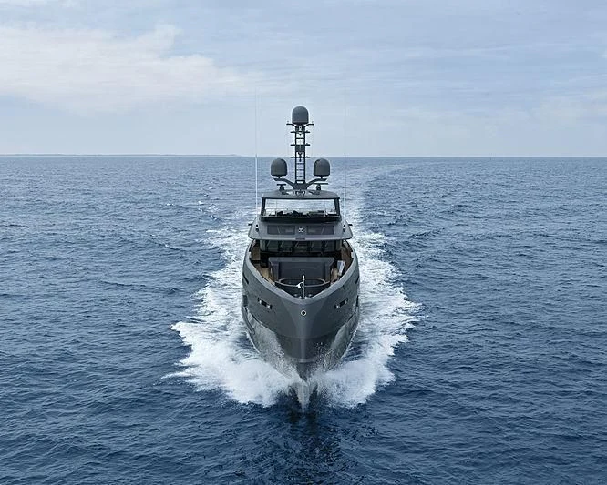 a boat in the water aboard TOUTE SWEET Yacht for Sale