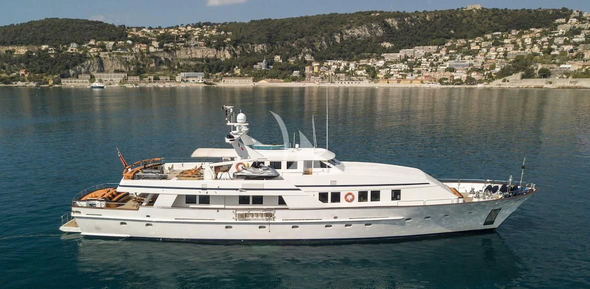 a boat in the water aboard FIORENTE Yacht for Sale