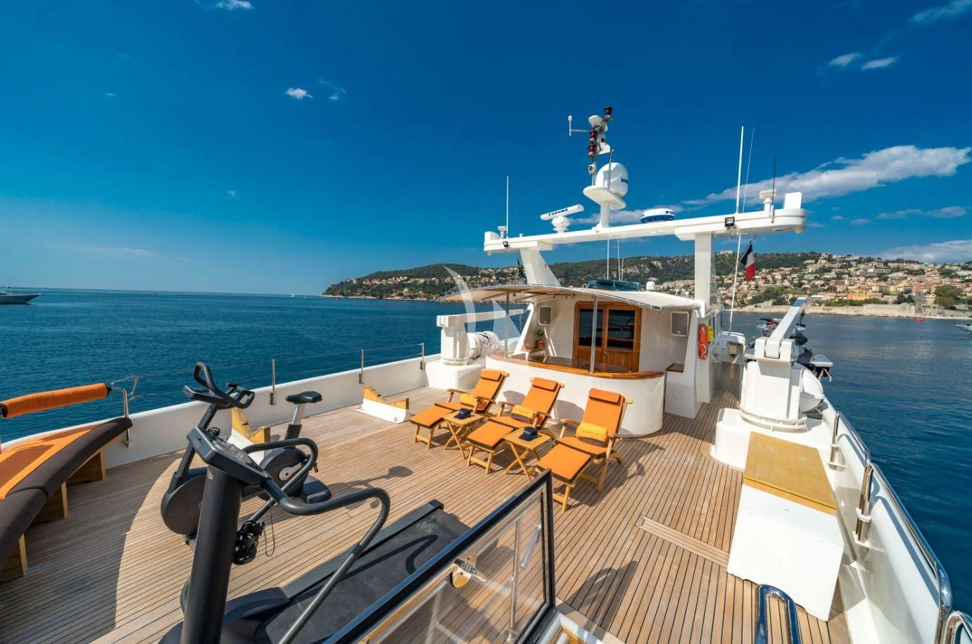 a boat on a body of water aboard FIORENTE Yacht for Sale