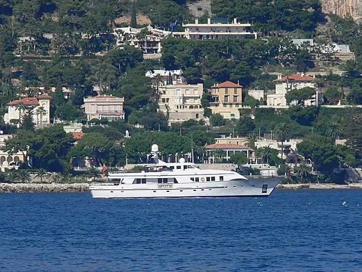 a boat in the water aboard FIORENTE Yacht for Sale
