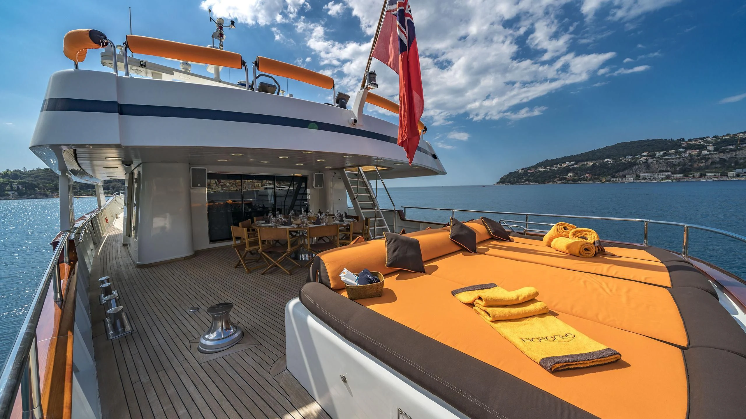 a boat on the water aboard FIORENTE Yacht for Sale