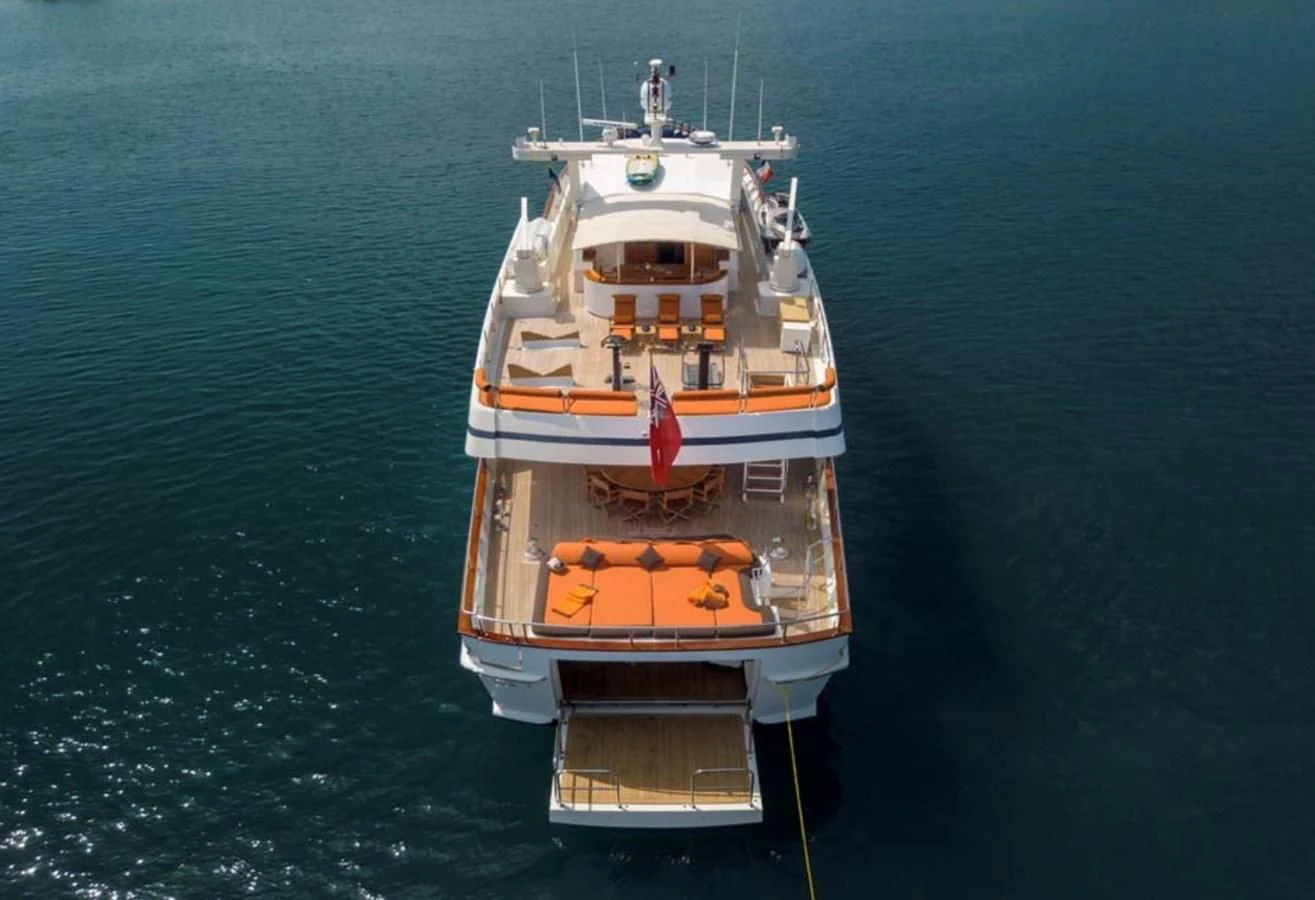 a boat in the water aboard FIORENTE Yacht for Sale