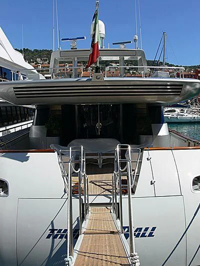 a boat on the water aboard THUNDERBALL I Yacht for Sale